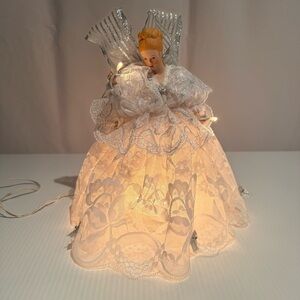 Lighted Angel Christmas 11' Illuminated Tree Topper Tabletop Decor